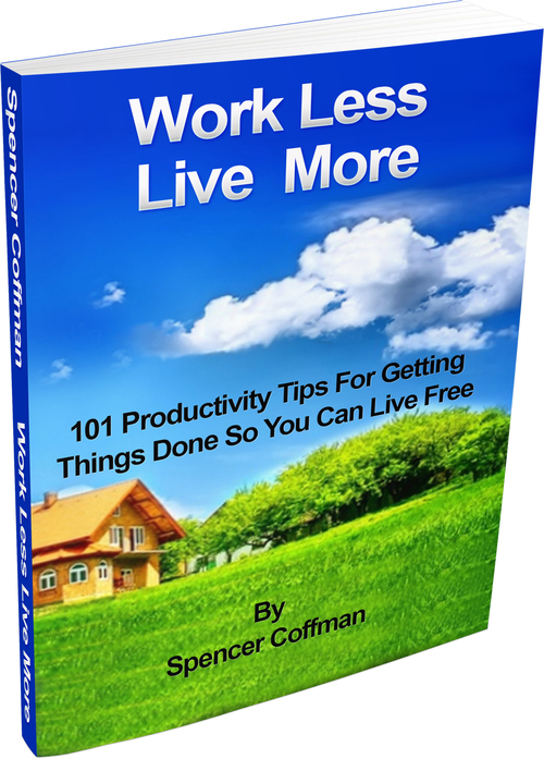 Product picture -PDF- Work Less Live More - 101 Productivity Tips